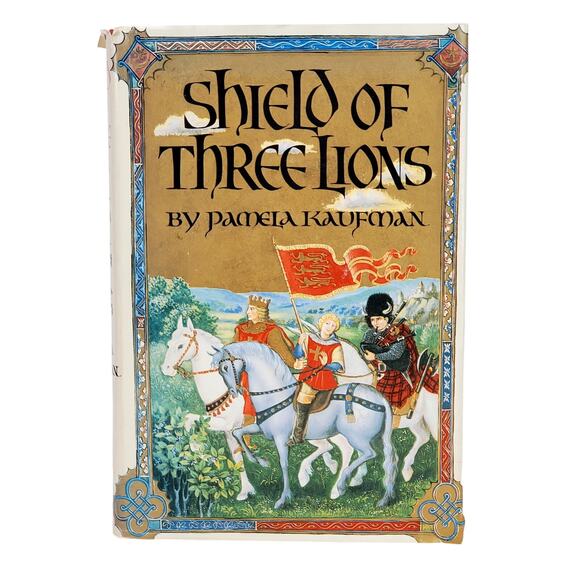 Vtg Shield of Three Lions by Pamela Kaufman First Edition Hardcover 1958 DJ - Picture 1 of 16